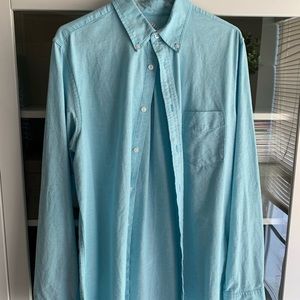 Bright blue Men’s dress shirt